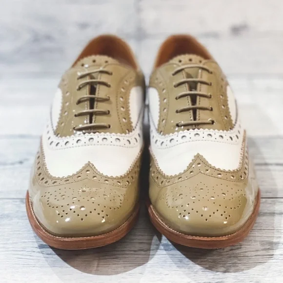 $950 NEW RETAIL - Church's Burwood 3W sz 38 (w) Patent Leather